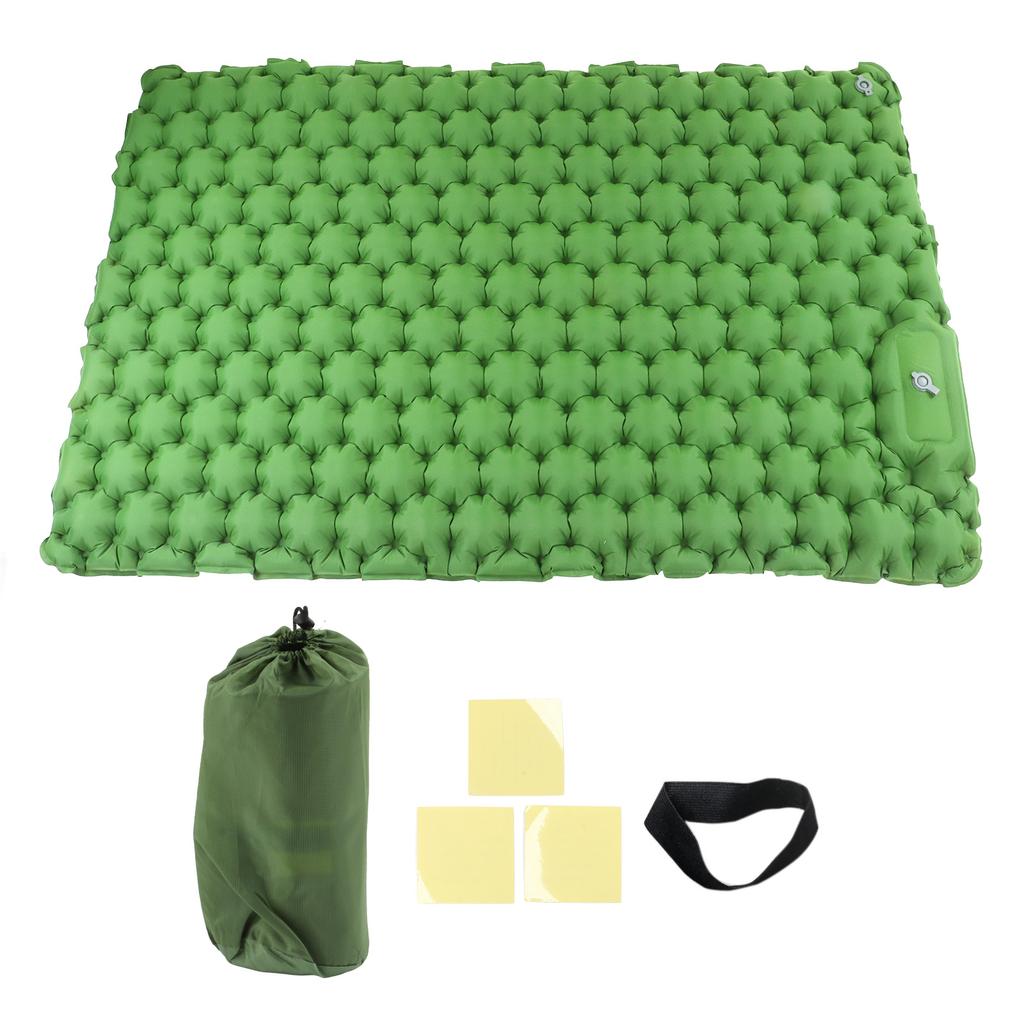 Кемпинговый спальный коврик оливково-зеленый 60-х годов надувной эргономичный поддержка водонепроницаемый нейлон кемпинг