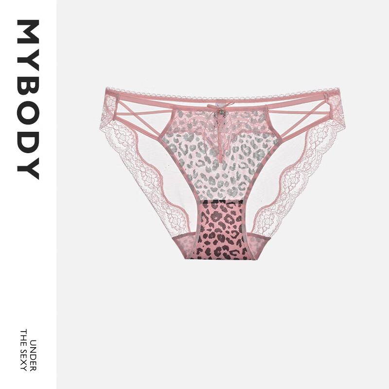 Mybody Женские бесшовные трусы-слипы с леопардовым принтом, с низкой посадкой