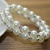Rhinestone Pearl Bracelet for Girls - Children's Wristband Jewelry