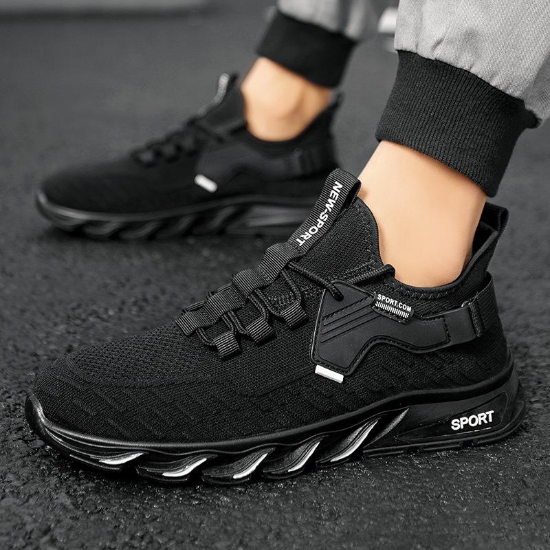 Модные мужские кроссовки, повседневная обувь с сеткой, мужская обувь на шнуровке, легкая вулканизированная обувь, прогулочные кроссовки, Zapatillas Hombre