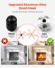 VEVOR Chimney Sweep Kit, 12m Maximum Extendable Length Chimney Sweep, Chimneys Cleaning Kit with Bristle Replacements & Goggles