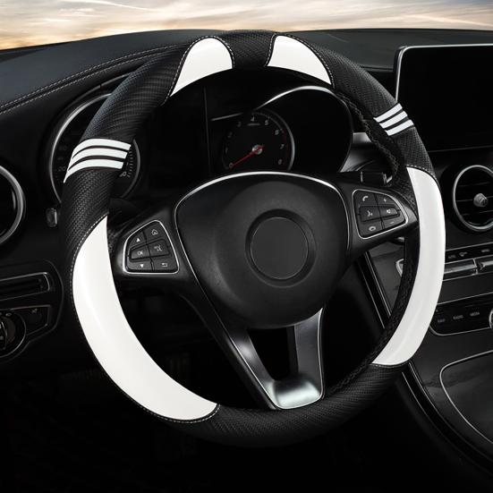 Чехол на руль, модный, устойчивый к поту, автомобильный стиль, искусственная кожа, подушка для грузовика