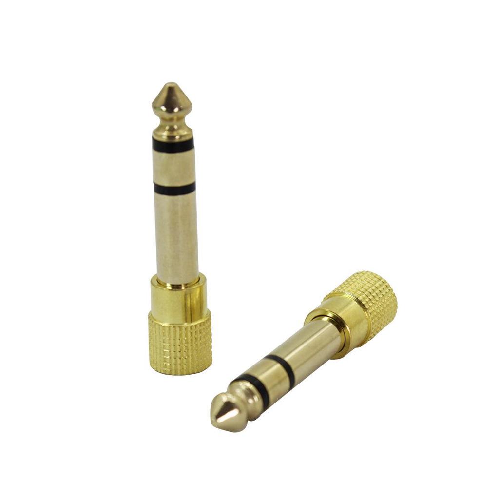3.5mm To 6.5mm Headphone and Microphone Audio Cable Adapter