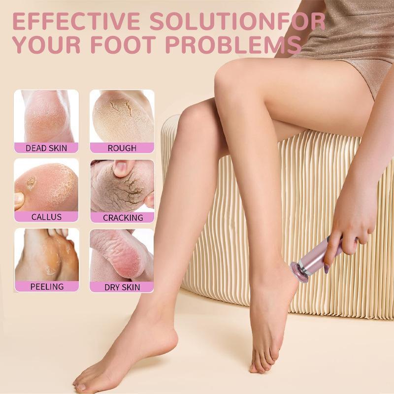 2-in-1 Electric Foot Hand Care Device USB Charging Callus Remover Nail Polisher for Home Pedicure Manicure Use