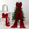Extended Ribbon Shopping Mall Christmas Tree Bow Reusable Christmas Tree Decoration  Doorway