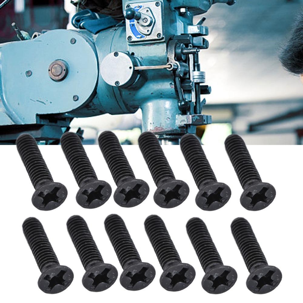 350pcs Carbon Steel Countersunk Screw Set M3x10 Phillips Flat Head Screws Small Electronics