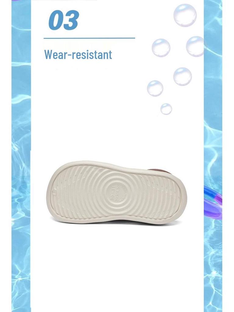 Детские летние сандалии-слипоны: Легкая, удобная пляжная обувь для мальчиков и девочек