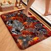 Harley Davidson Eagle Skull Carpet Doormat Floor Mats Office Chair Cushion Dormitory Decoration Art