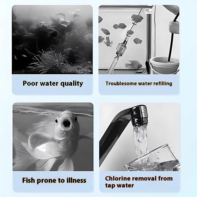 Tap Water Dechlorinator & Purifier Tablets - Aquarium Water Conditioner, Eliminates Chlorine, Purifies Water,Stabilizes Water Quality for Fish Tanks