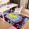 Aston Villa Crest Design Area Rug for Office, Chair Rug, Decorative Carpet Livingroom Mat, Large Size Fan gifts Christmas gifts