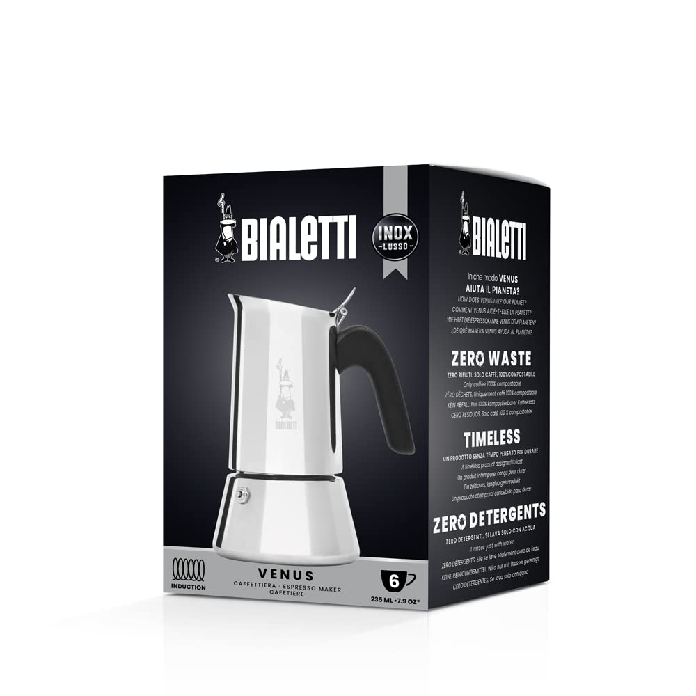 Эспрессо-машина Bialetti Direct Fire Venus на 6 чашек кофе Macchinetta 0007255