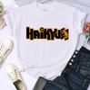 Японское аниме Haikyuu Футболка Женская Топ Харадзюку Японский Стиль Футболка Унисекс Летняя Одежда Y2k Короткий Рукав Женские Футболки