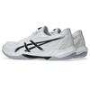 Asics 12 Кроссовки для зала Унисекс Размер 101 3E GEL-ROCKET (1073A081), для взрослых, (Белый черный), 24,5 см,