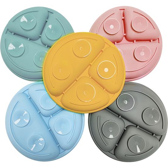 Детские столовые приборы Yousheng, сетчатые перегородки, пищевые мягкие, термостойкие, силиконовые, на присоске, детские столовые приборы, миска, обеденные аксессуары