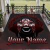 Custom Text Sleep Token Pattern Floor Rug Soft Indoor Carpet Mat Living Room Bedroom