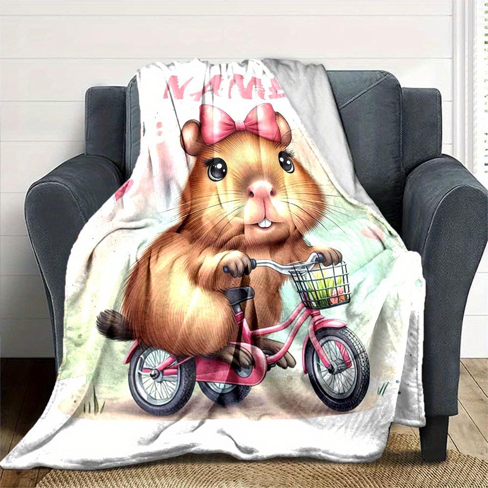 Cute Dog In Pocket Design Home Blanket Gift For Pet Loverst60