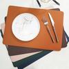 Placemat Leather Home Double-sided Rectangular Insulated Table Mat Restaurant Hotel Western Food Mat Waterproof Plcae Mat