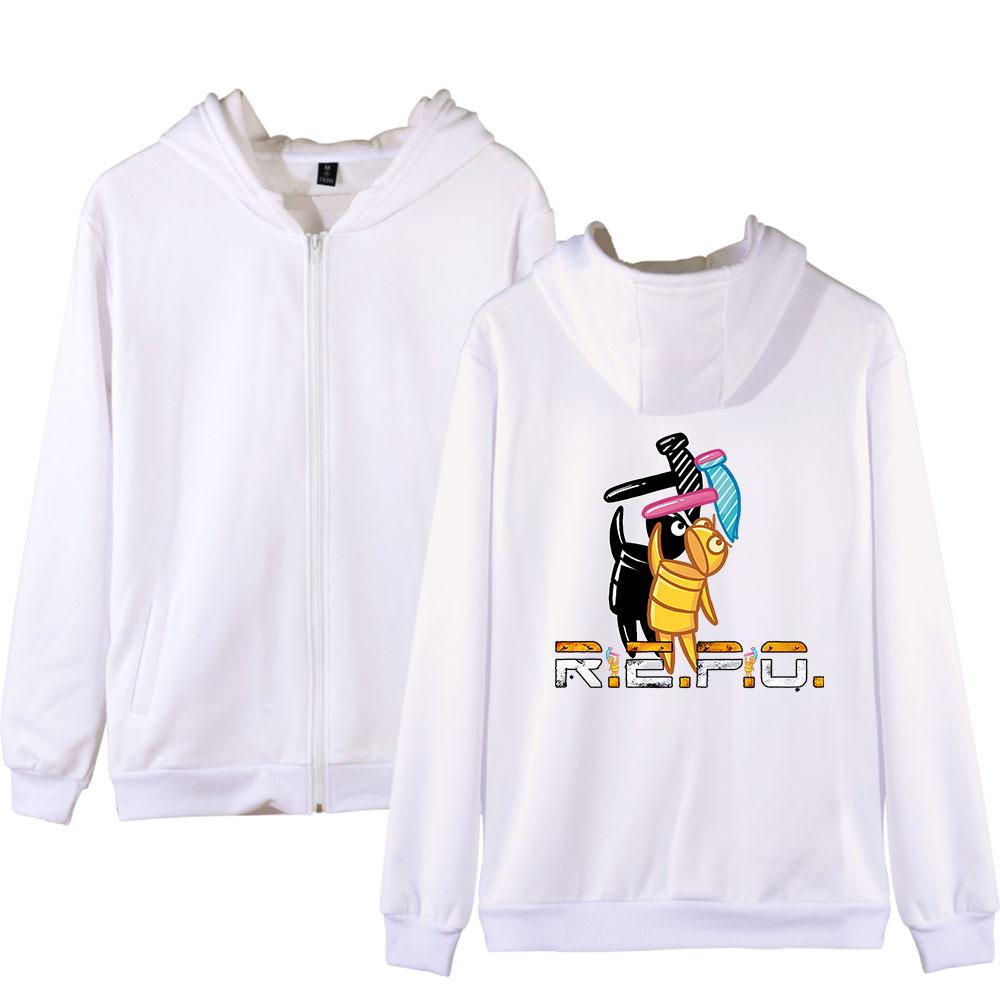 REPO Printed Women's Men's Jackets Hooded Coats Casual Zipper Sweatshirts Men's Tracksuit Fashion Jacket Men's Clothing Upperwear