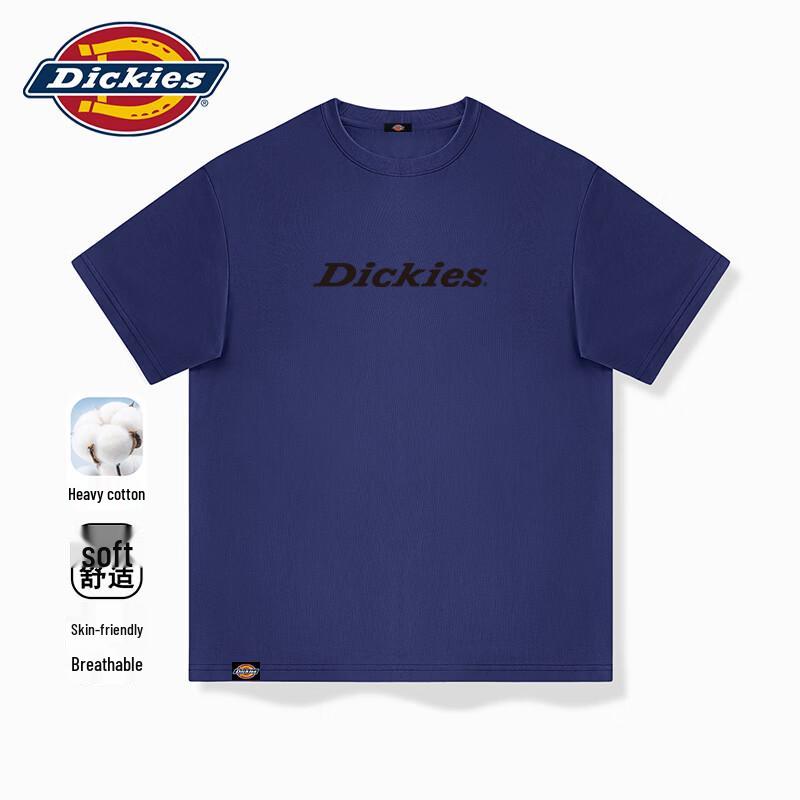 Унисекс футболка Dickies с принтом букв, короткий рукав