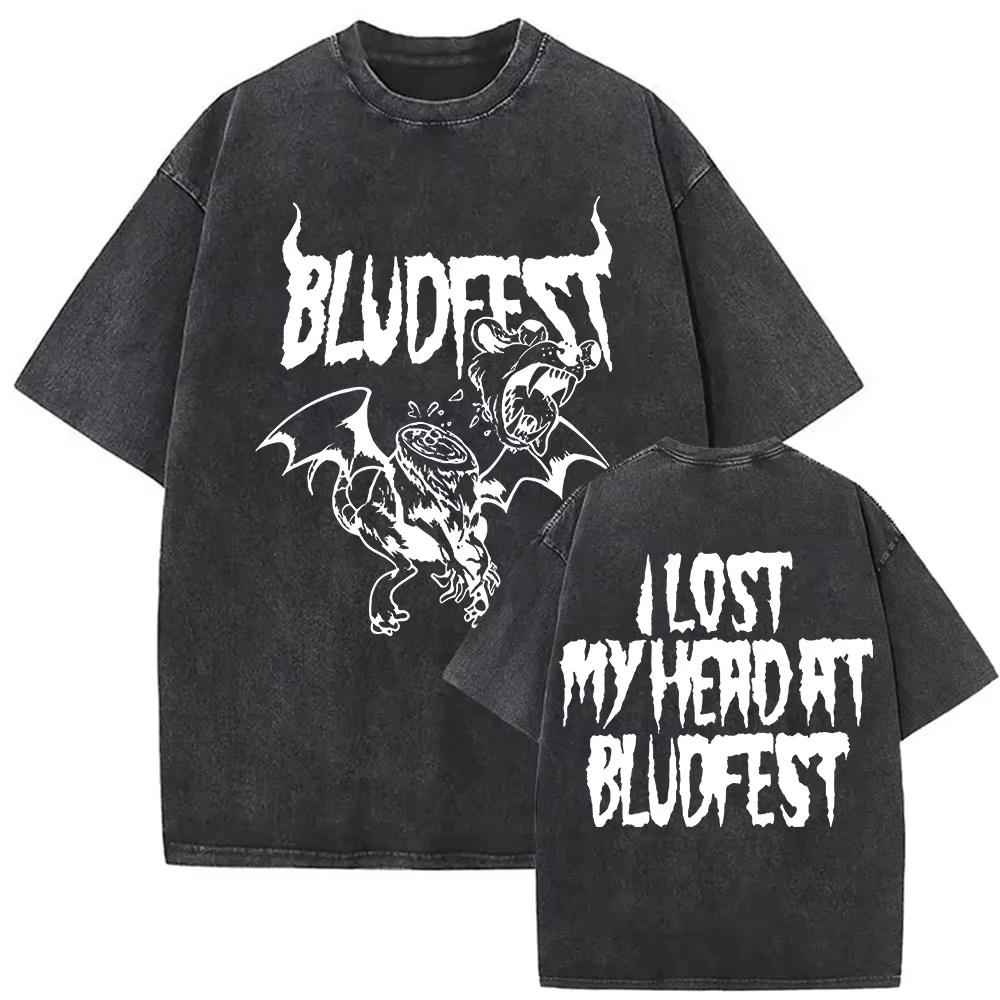 Винтажные стираные футболки Yungblud IDOLS The World Tour Мужские Женские Хип-хоп Высокое качество Готические Оверсайз Футболки Уличная одежда