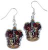 Harry Potter Gryffindor Crest Drop Earrings