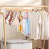 Tank Top Hanger with Premium Wood, 24 Large Capacity, Space Saving,360 Degree Rotating, Foldable Metal Hooks, Tank Tops
