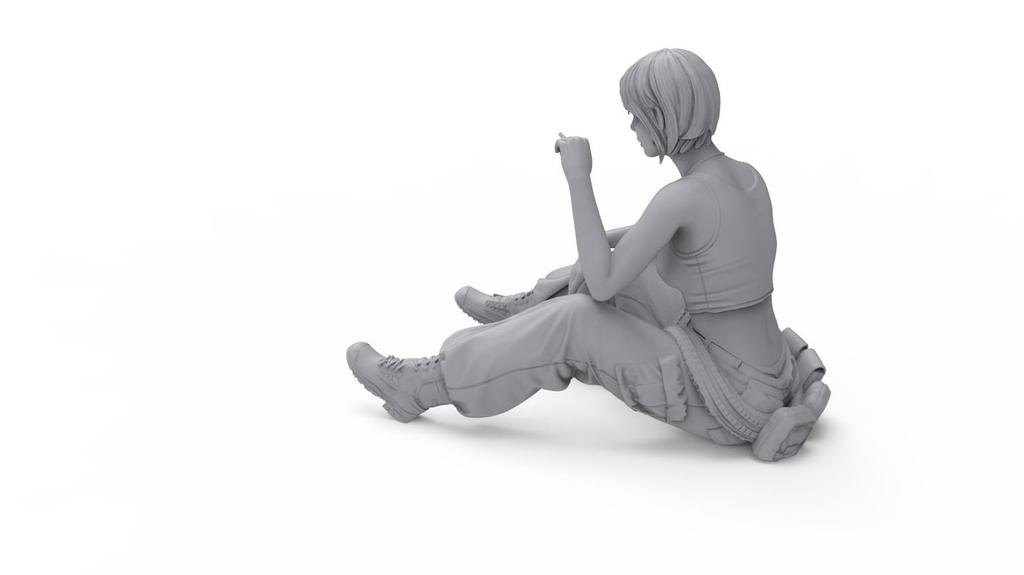 Tori Factory Girls in Action Series Tiida Resin Kit 1/24 GC-046