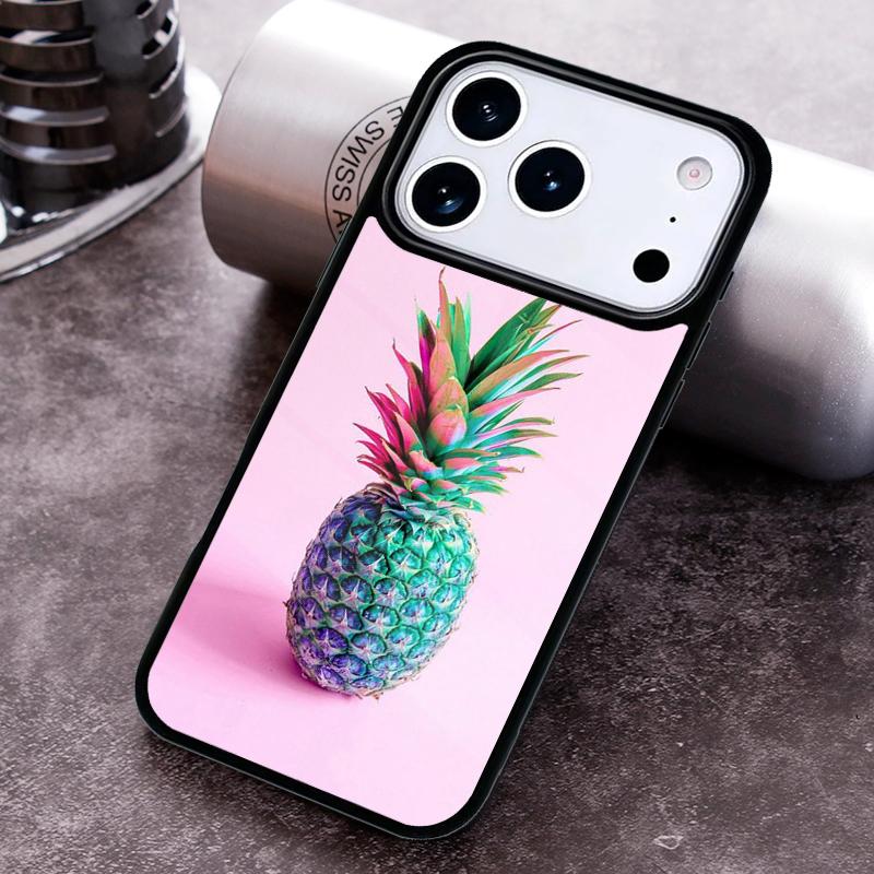 Pineapple Summer Phone Case for iPhone 17 16 15 Pro Max Air 14 13 12 11 Plus Shockproof Capa Cover