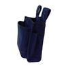 Artisan-made Slit Canvas Waist Pouch, Navy Blue, SHB-110NV