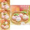 Adorable Original Peach Keychain Plush Accessory For Girls Cute Gift Idea