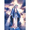 3D Diamond Embroidery Painting Cross Stitch Round Rhinestone Painting Our Lady