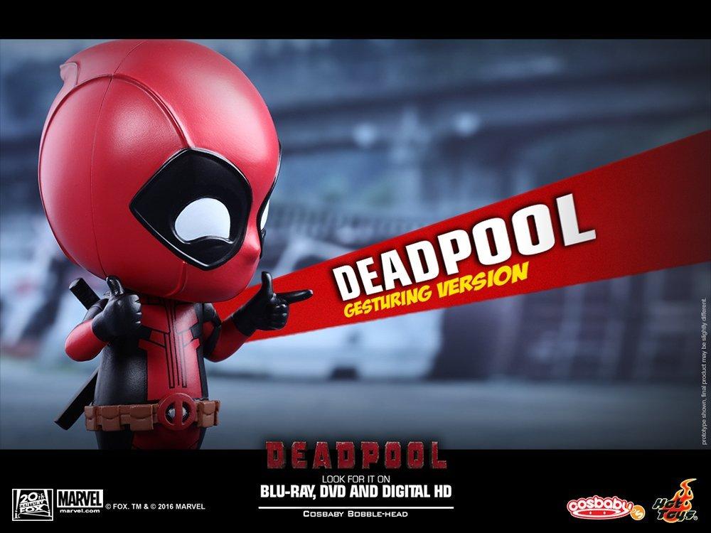 Deadpool Cosbaby Size S Deadpool Height 10cm Plastic Painted Finished Figure (Niconico Version) Approx.
