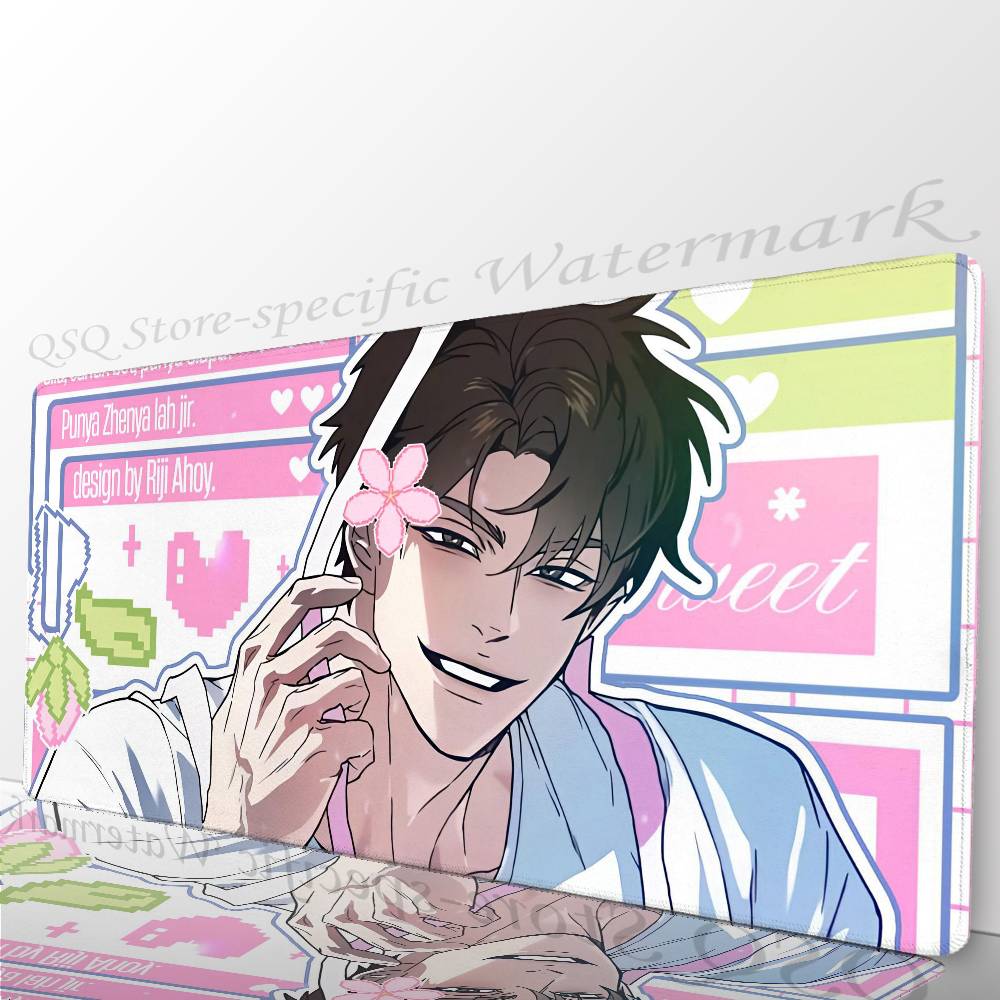 Коврик для мыши Manga Kwon T-Taekjoo Нескользящий Подходит для офисных компьютеров Ноутбуков Игровых столов E-sports Клавиатура XXL