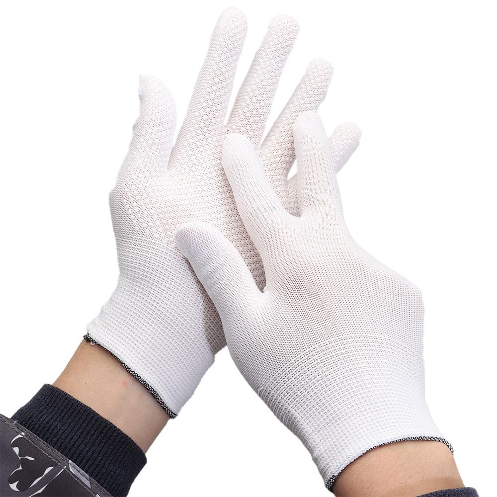 Sun Protection Stretch Work Gloves Full Finger Driving Mittens Anti-Slip Fishing Gloves