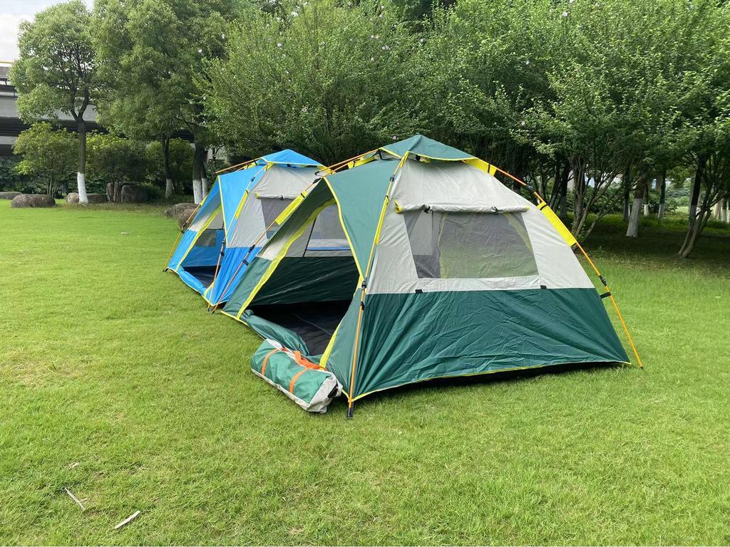 Портативная автоматическая складная палатка для кемпинга - Защита от солнца, влаги и комаров для 2-4 человек