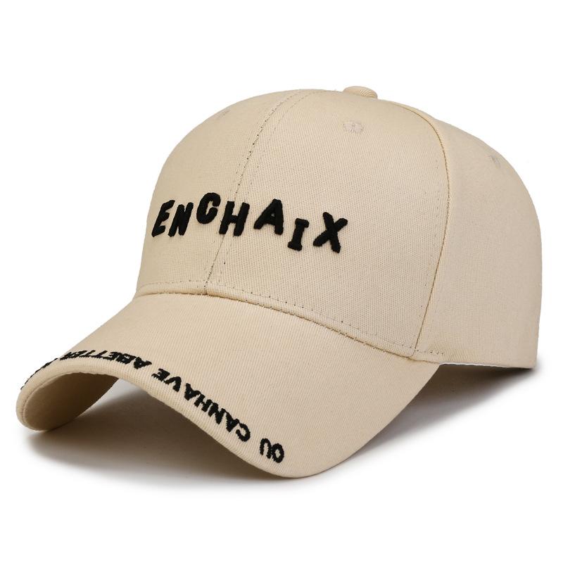 New Trendy Letter Embroidery Design Baseball Cap Men and Women Pure Cotton Outdoor Hiking Fishing Travel Cycling Golf Sports Hat