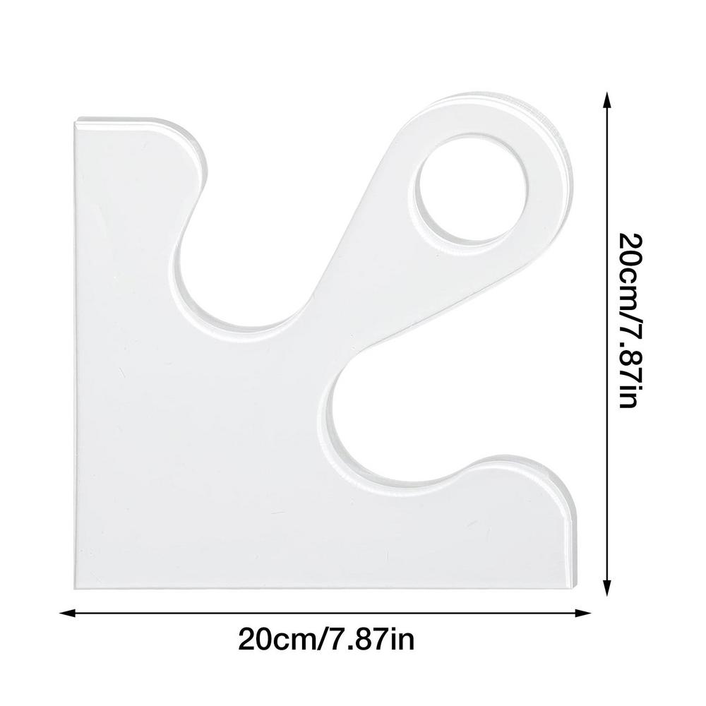 Charcuterie Board Handle Template Acrylic Handle Cutting Board Templates For Woodworking Tracing Router Template For Woodworking