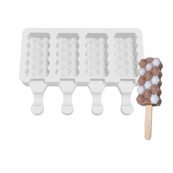 Устойчивая к разрыву форма для мороженого, легкосъемная силиконовая форма «сделай сам», безопасная форма для мороженого для дома
