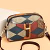 Multicolor Pu Decorated Simple & Vintage Style Multi-layer Crossbody Bag, Suitable for Women Daily Use