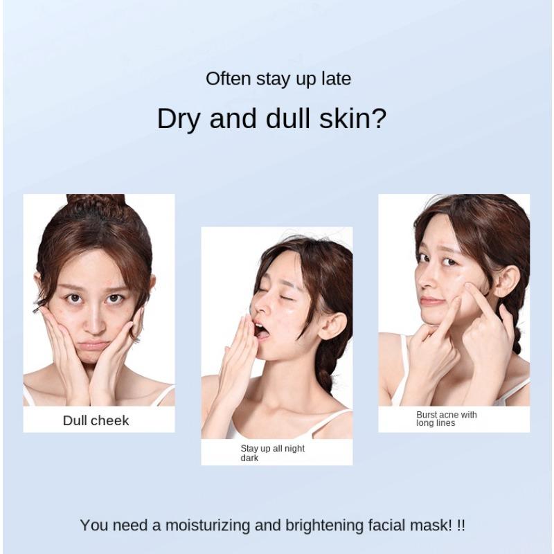 Черная чайная роза маска для сна увлажняющая увлажняющая увлажняющая осветляющая кожа сужает поры успокаивающая не спать допоздна осветляющая цвет кожи замороженная маска