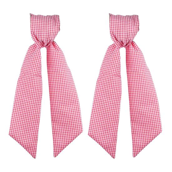 2 шт. Осенний День Благодарения Клетчатый Принт Венок Пояс Фермерский Лента DIY Ремесло Монограмма Уличный Внутренний Осенний Декор