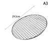 1pc Stainless Steel Circular Barbecue Net High Temperature Resistance Barbecue Net Outdoor Camping Grill Tea Boiling Accessories