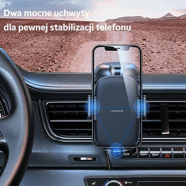 Usams Uchwyt Na Kokpit/Do Szybyczarny/Black Zj063Zj01 (Us-Zj063)