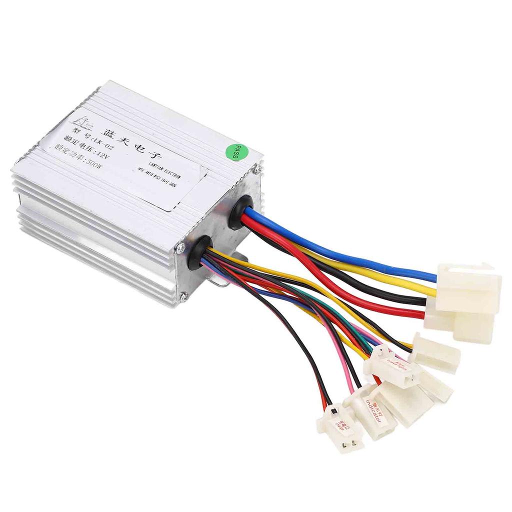 12V 500W Electric Bike Brushed Controller Lithium Battery Bike Retrofitting Controller Parts
