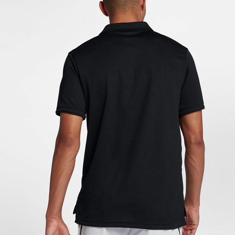 Nike Мужские поло с короткими рукавами Court Dri-FIT Team, черные 939138-010