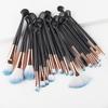 20 шт., классические черные косметические кисти, профессиональные кисти для красоты, кисти для макияжа, набор кистей для макияжа «Русалка», частная марка
