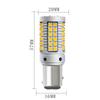 Для Hyundai Tucson NX4 2022 2023 2 шт. 69smd светодиодный сигнал поворота для салона автомобиля, резервные задние фонари заднего хода, лампы