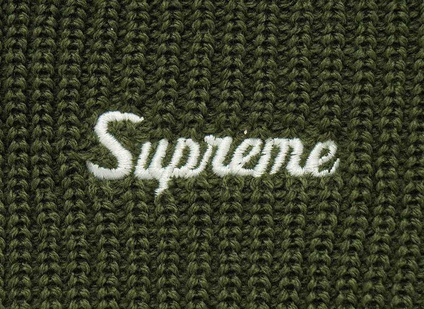 Supreme Loose Gauge Beanie Olive