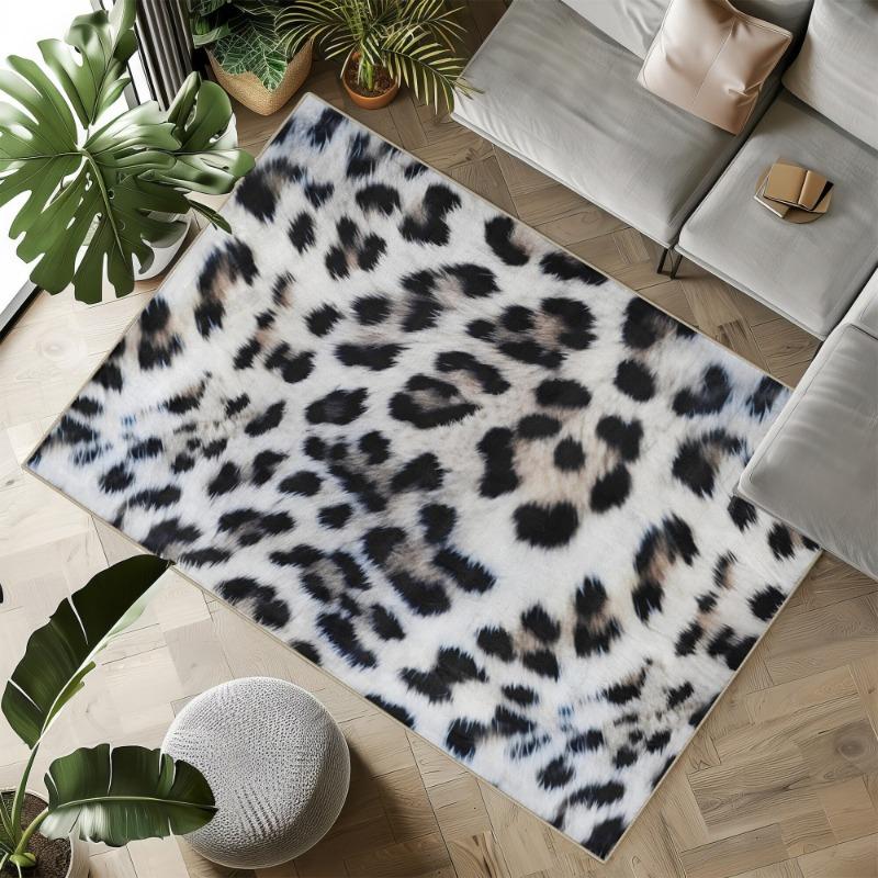 Современный ковер для гостиной с леопардовым узором Стильный домашний декор Ковры Моющиеся коврики для балкона, коридора, ванной комнаты Противоскользящий коврик