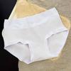 BeiYiPin 7A Antibacterial Cotton Mid-High Waist Briefs